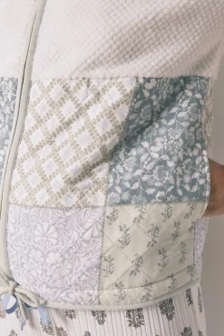 Bata corta borreguito patchwork