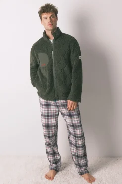 Bata corta hombre borreguito verde Hotwheels