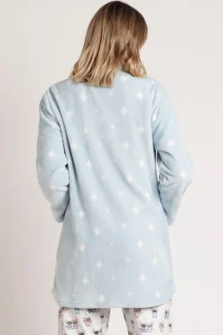 Bata corta terciopelo Stich para mujer