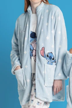 Bata corta terciopelo Stich para mujer