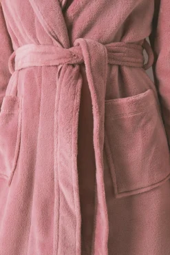 Bata midi polar rosa
