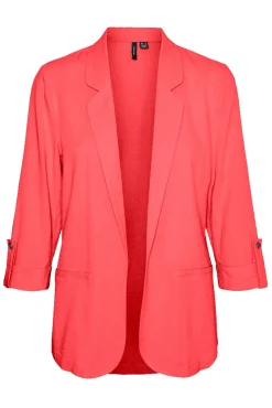 Blazer de mujer abierta con solapa