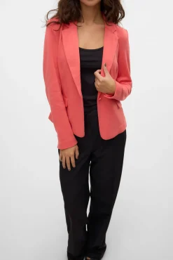 Blazer de mujer manga larga con bolsillos