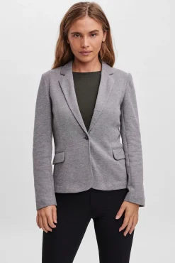 Blazer de mujer manga larga con bolsillos