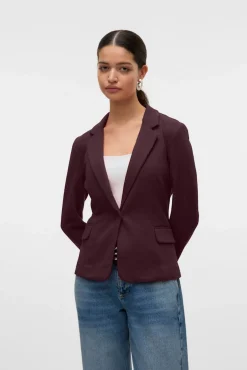 Blazer de mujer manga larga con bolsillos