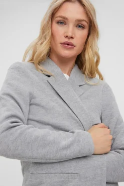 Blazer manga larga con bolsillos