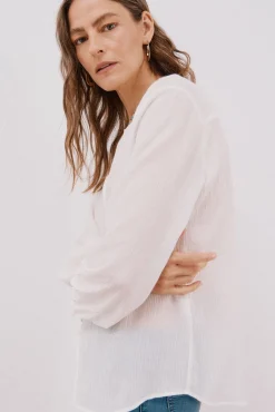 Blusa cuello redondo