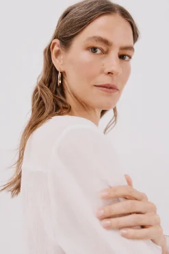 Blusa cuello redondo