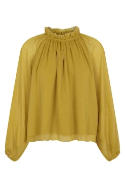 Blusa frunces fluida