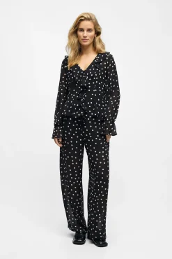 Blusa gasa estampada