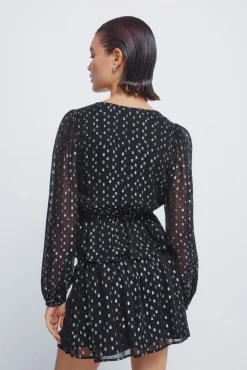 Blusa lurex goma cintura