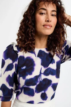 Blusa manga 3/4 estampada