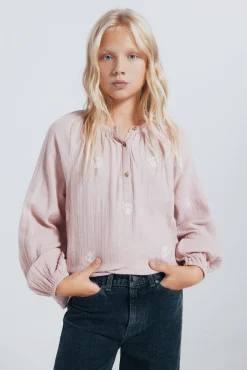 Blusa manga larga niña