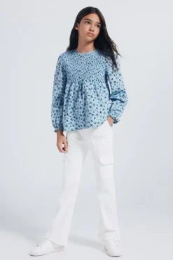 Blusa manga larga niña