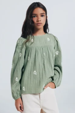 Blusa manga larga niña