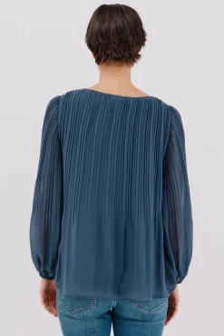 Blusa plisada