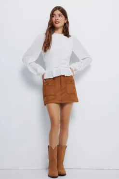 Blusa romántica gomas