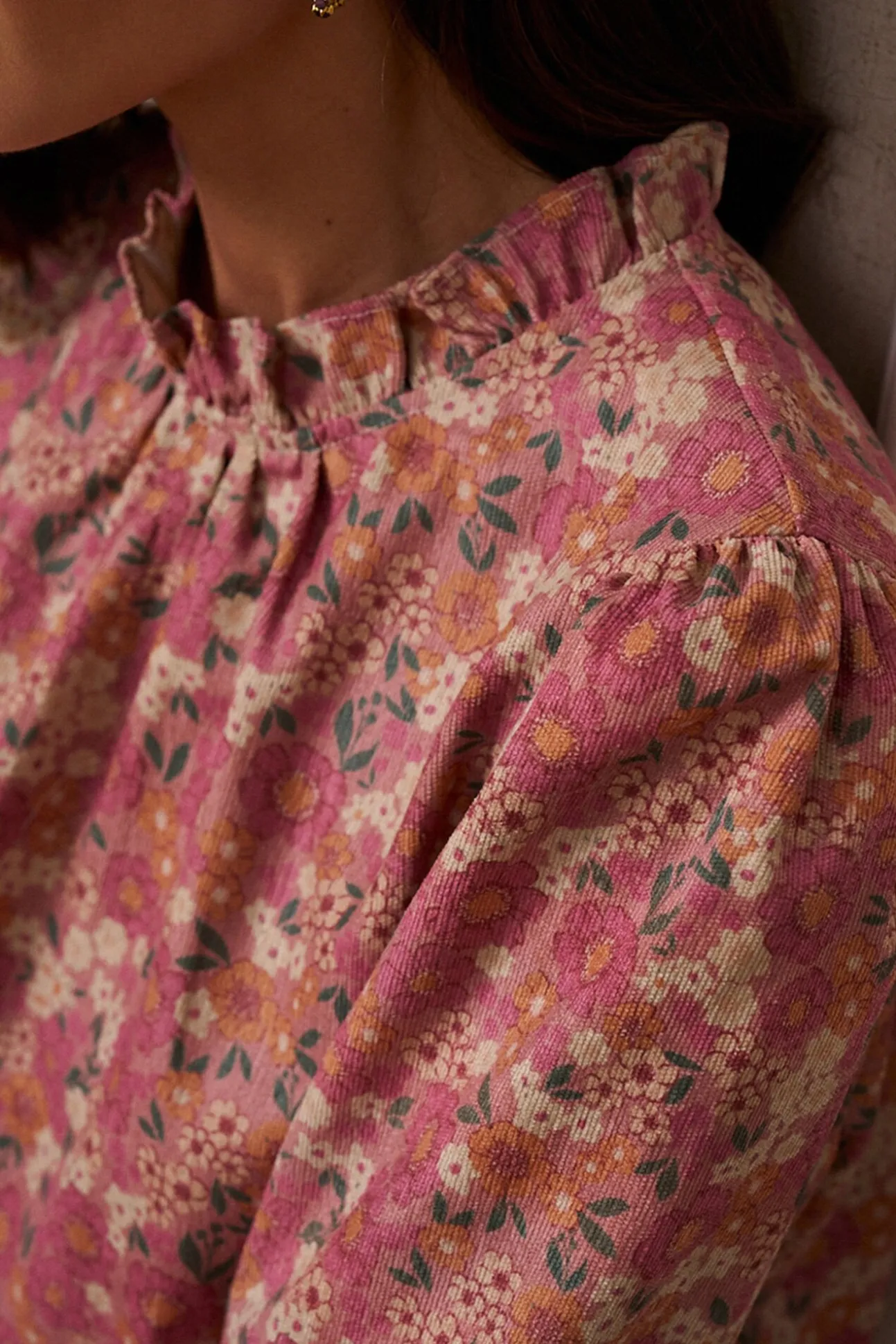 Blusa volantes Minna