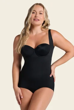 Body faja moldeador de aspecto invisible en glúteos