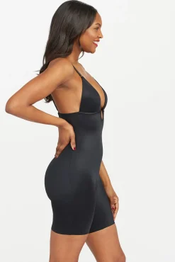 Body reductor escote U negro Spanx