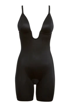 Body reductor escote U negro Spanx