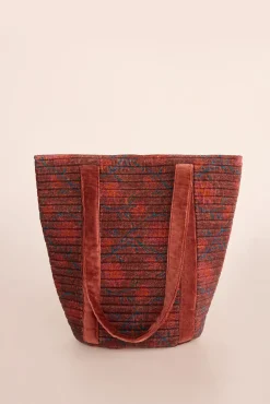 Bolso acolchado de terciopelo