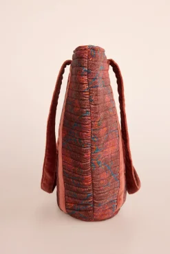 Bolso acolchado de terciopelo