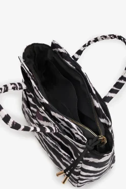 Bolso Acolchado Estampado de Cebra