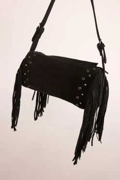 Bolso barril flecos