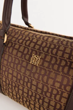 Bolso bowling jacquard