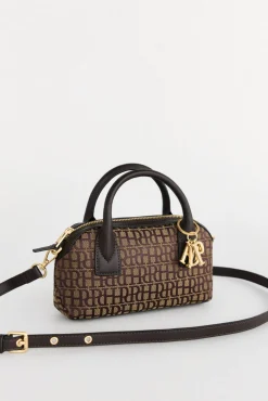 Bolso bowling jacquard mini