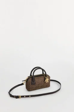 Bolso bowling jacquard mini