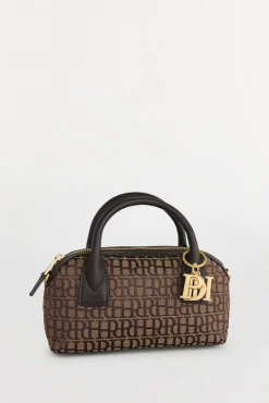 Bolso bowling jacquard mini
