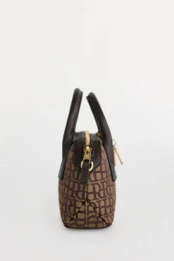 Bolso bowling jacquard mini