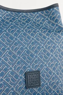 Bolso bucket doble asa monograma