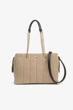 Bolso City Efecto Gamuza Acolchada