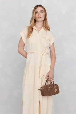 Bolso mini bowling bandolera en piel