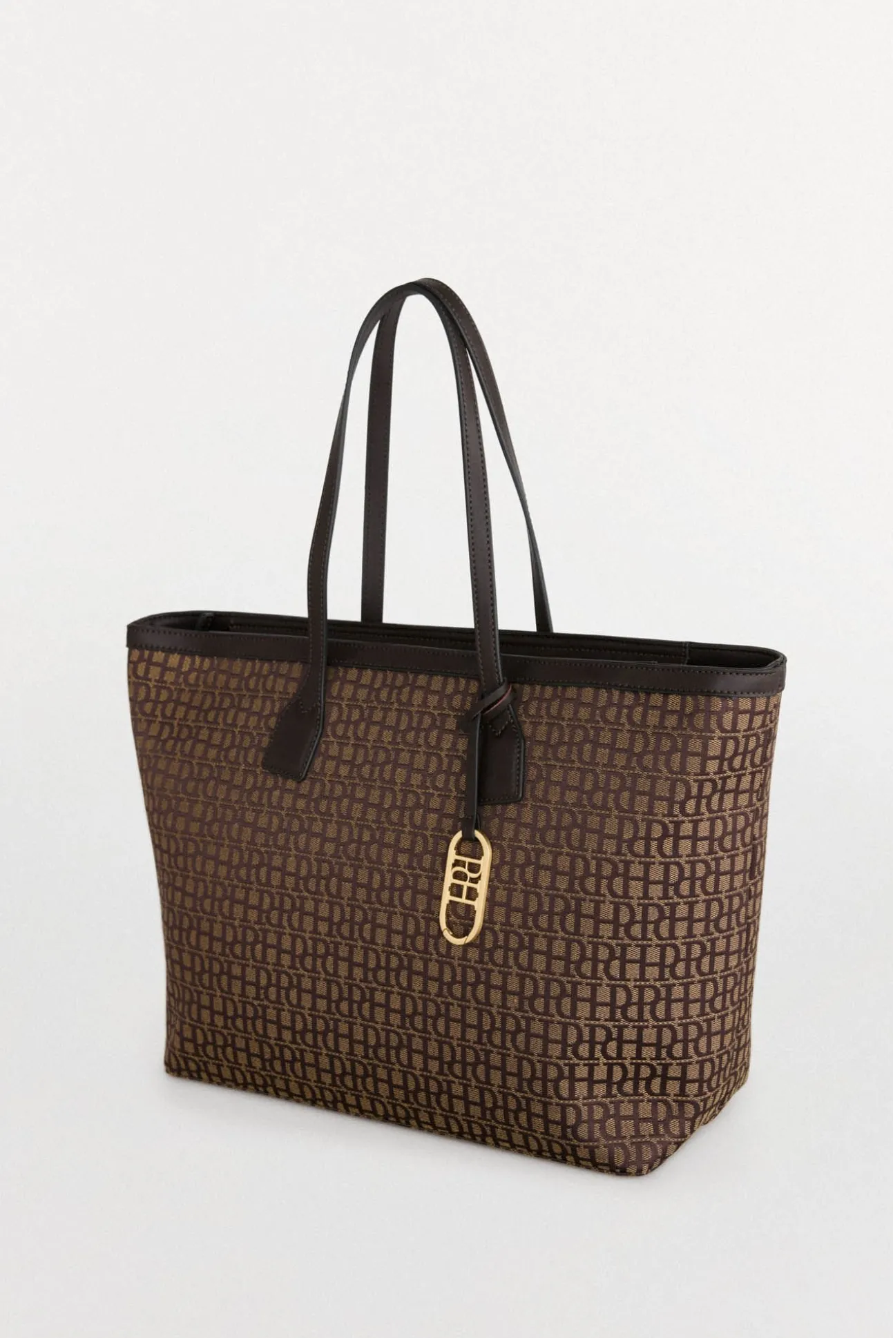 Bolso shopper en jacquard