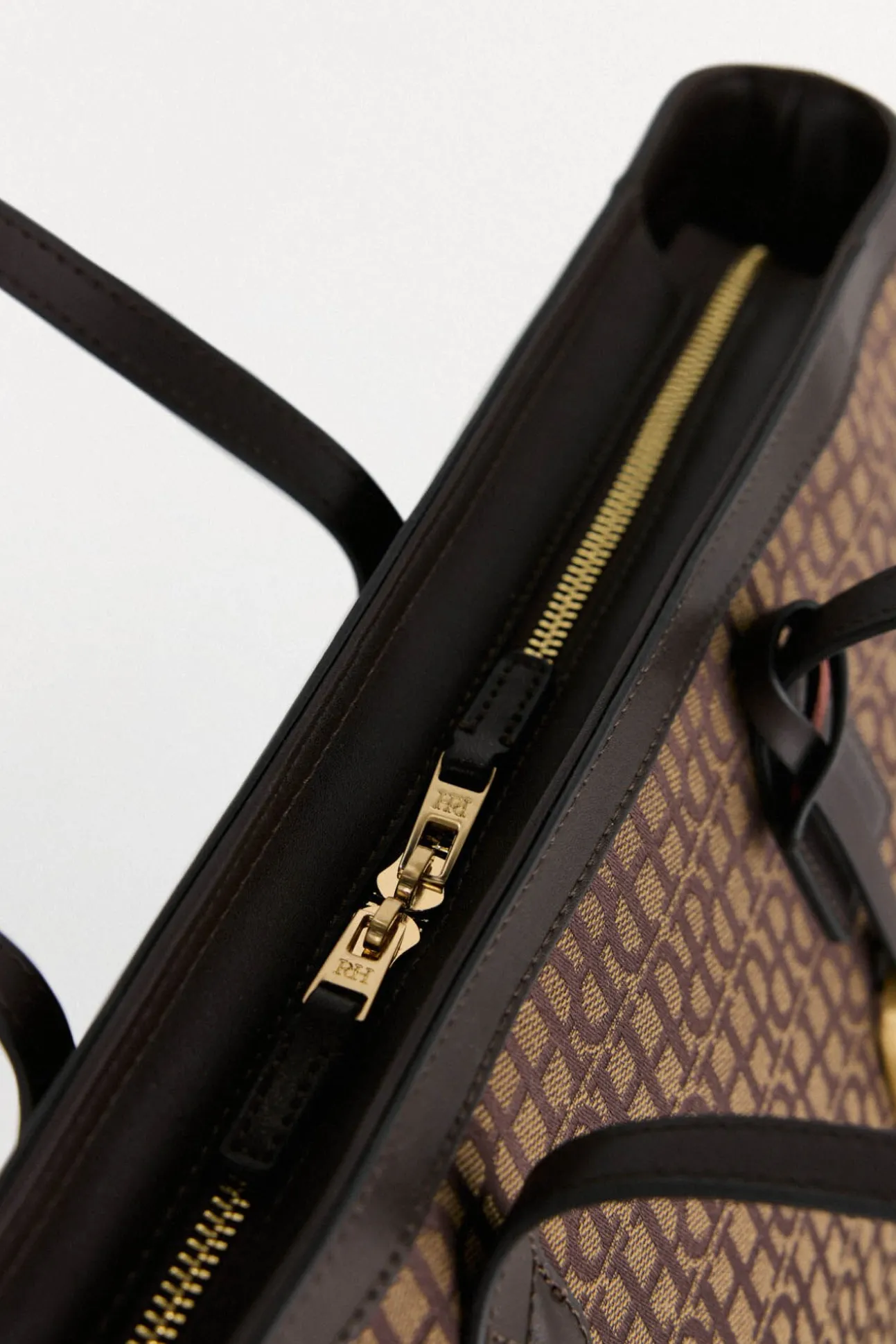 Bolso shopper en jacquard