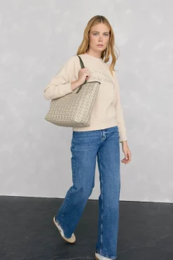Bolso shopper monograma