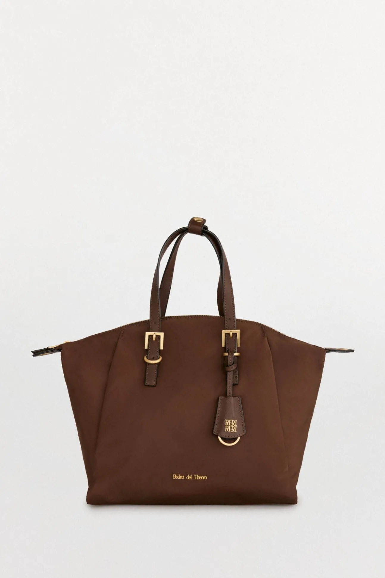 Bolso shopper nylon hebillas