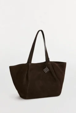 Bolso shopper serraje