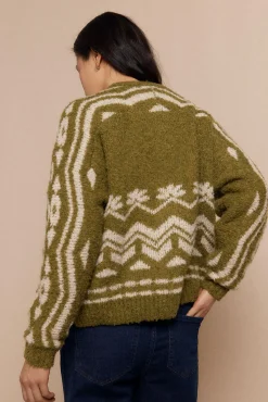 Bomber punto jacquard