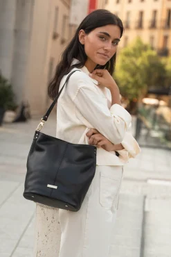 Bombonera julieta negro liso