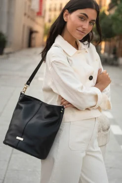 Bombonera julieta negro liso