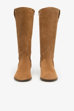 Bota campera serraje