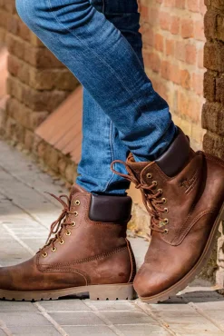 Bota de hombre en piel napa