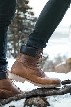 Bota de hombre en piel napa