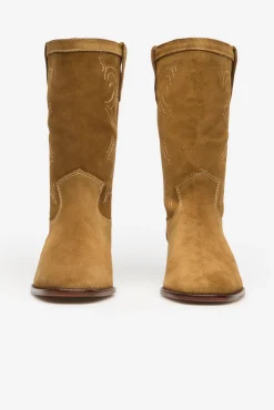 Bota serraje pespunte a contraste