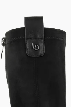 Botas en antelina con tacón